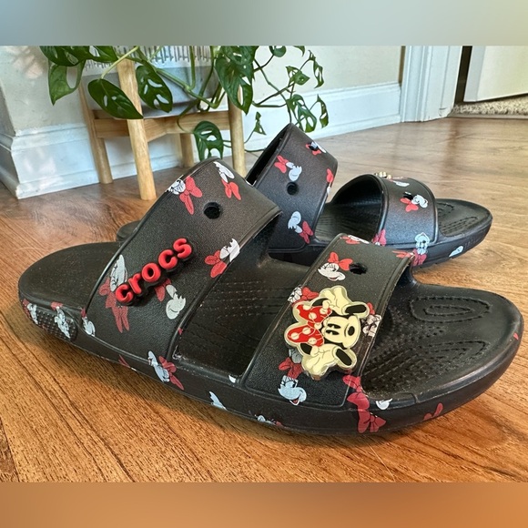 Crocs Disney Parks Exclusive Minnie Mouse Sandal Women’s  10/Men’s 8. - Picture 1 of 7